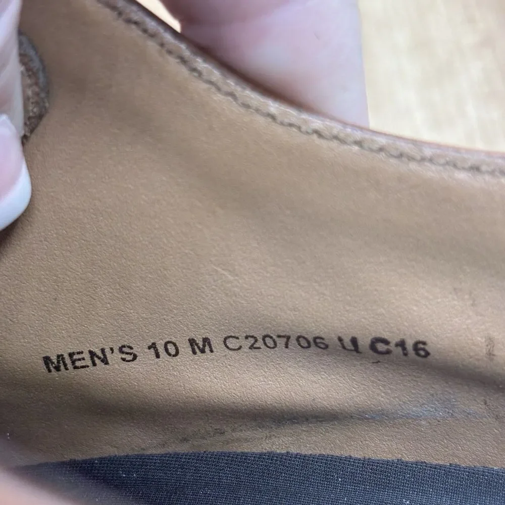 COLE HAAN Walnut Brown Leather‎ Wingtips Brogue Dress Shoes Men's 10 M